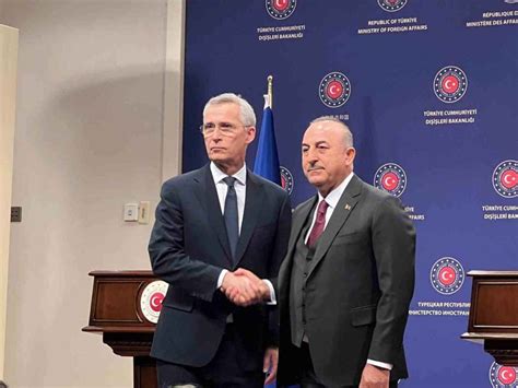 Ç­a­v­u­ş­o­ğ­l­u­,­ ­N­A­T­O­ ­G­e­n­e­l­ ­S­e­k­r­e­t­e­r­i­ ­i­l­e­ ­g­ö­r­ü­ş­t­ü­